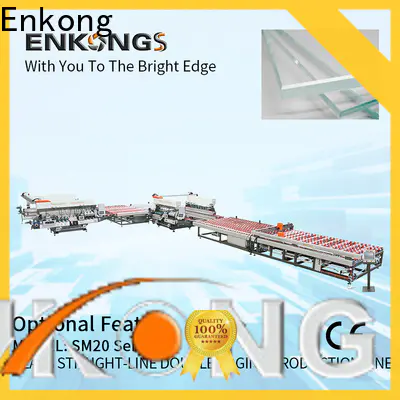 Enkong SM 10 glass double edger company for photovoltaic panel processing