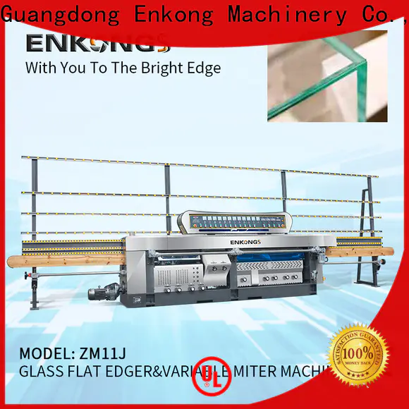 Enkong 60 degree mitering machine suppliers for round edge processing