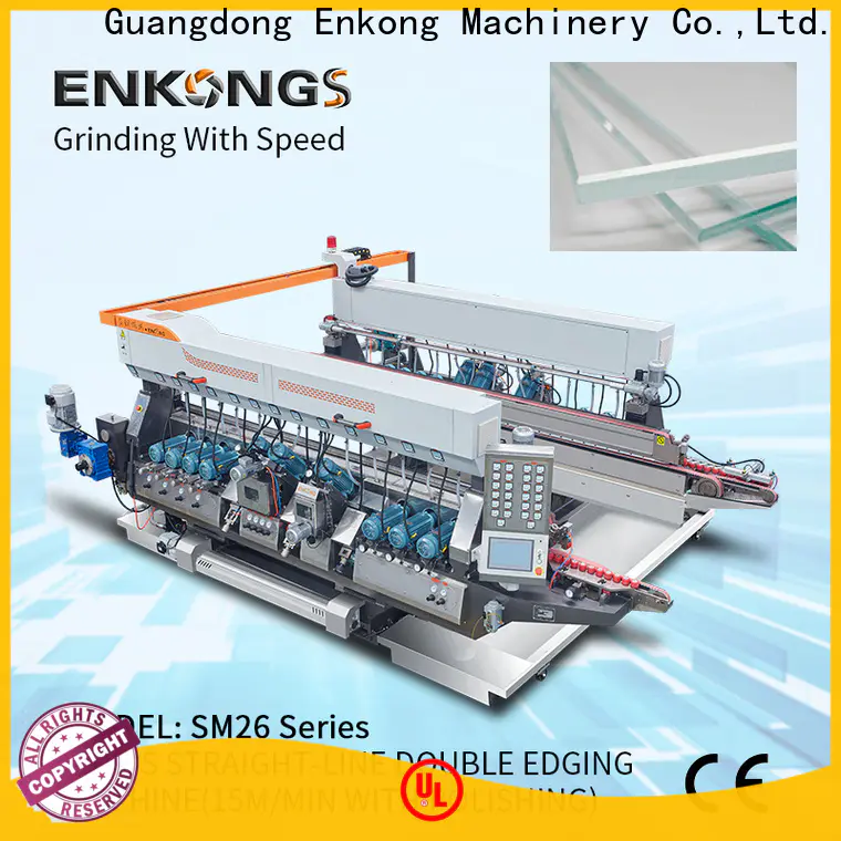 Enkong Latest automatic glass cutting machine suppliers for round edge processing