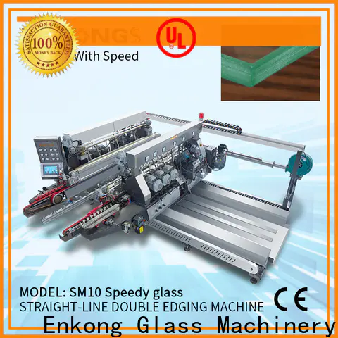 Enkong modularise design glass double edging machine suppliers for photovoltaic panel processing