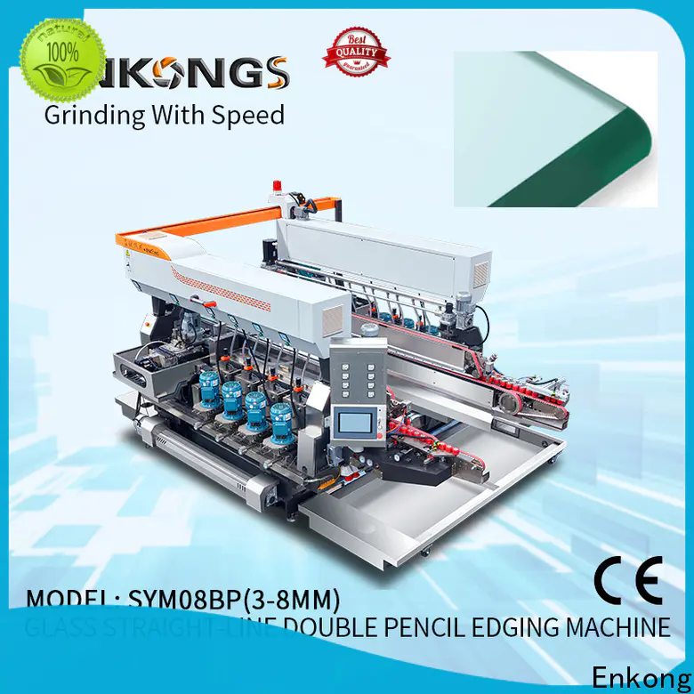Enkong Top glass double edging machine suppliers for round edge processing