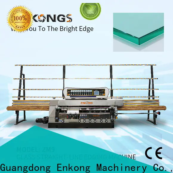 Latest glass straight line edging machine zm7y factory for round edge processing