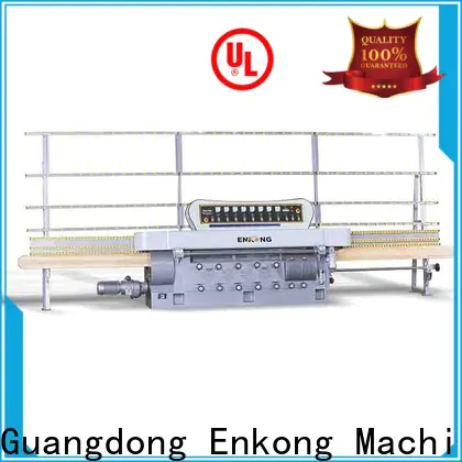 Enkong zm9 glass cutting machine for sale company for round edge processing