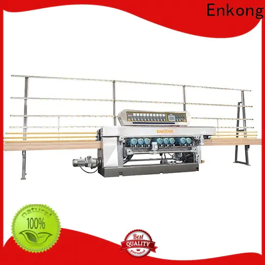 Enkong 10 spindles glass beveling machine suppliers for polishing