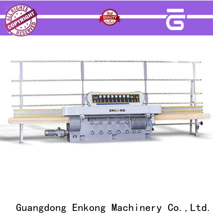 Enkong zm9 cnc glass cutting machine for sale supply for round edge processing