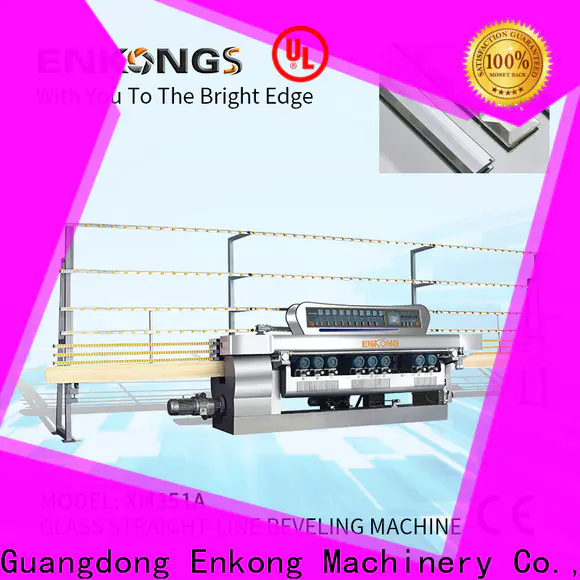 Enkong xm363a small glass beveling machine company for glass processing