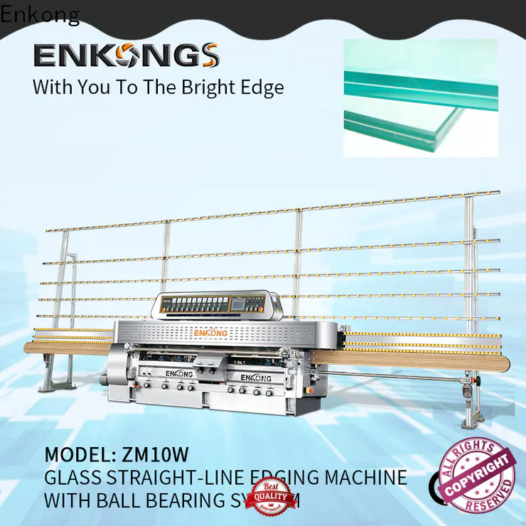 Top glass straight line edging machine zm10w company for grind
