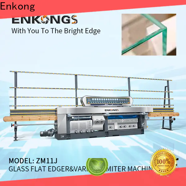 Enkong ZM11J glass mitering machine suppliers for grind