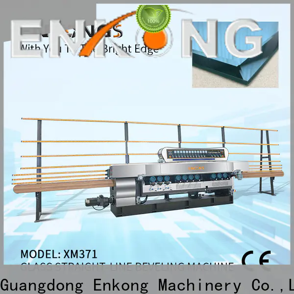 Enkong xm371 glass beveling machine for sale manufacturers for glass processing