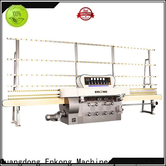 Enkong zm7y glass edge grinding machine factory for photovoltaic panel processing
