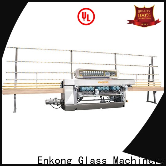 Enkong Top glass straight line beveling machine factory for polishing
