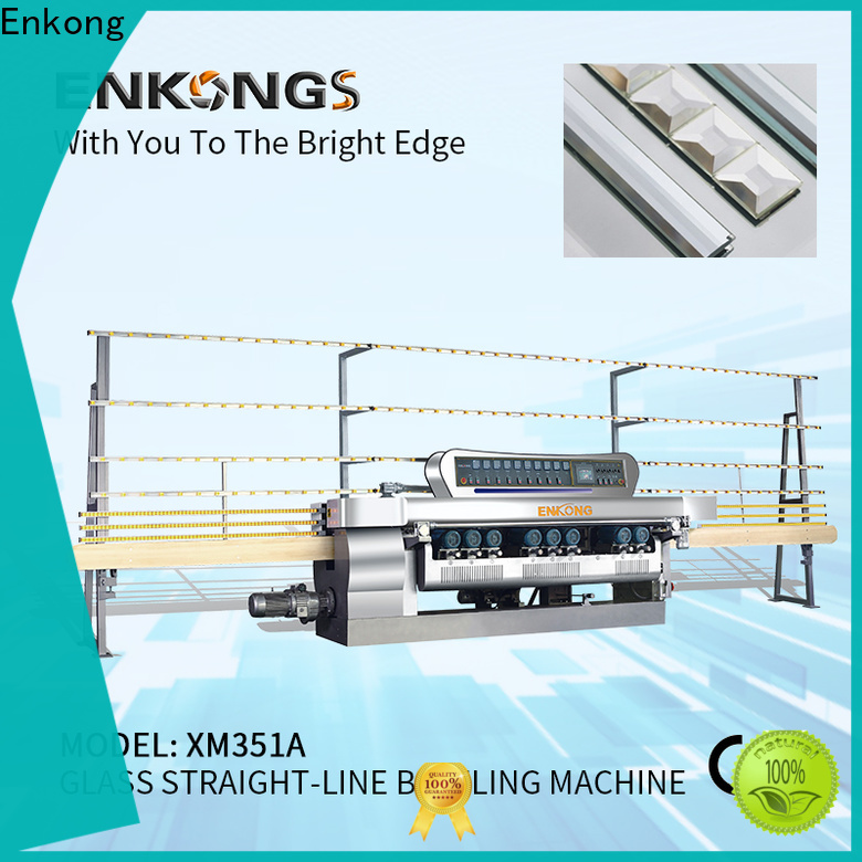 Enkong High-quality glass straight line beveling machine supply for polishing