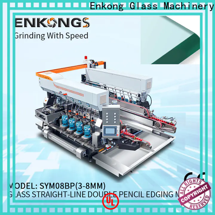 Enkong SM 26 glass double edging machine supply for household appliances