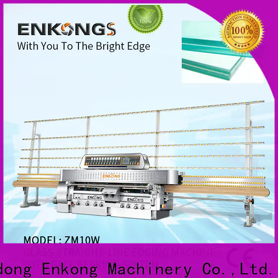 Best glass straight line edging machine with ABB spindle motors suppliers for grind