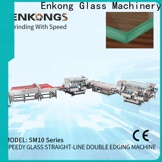 Enkong SM 10 small glass edge polishing machine suppliers for photovoltaic panel processing