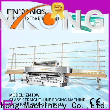 Enkong 45° arrises double glazing glass machine factory for processing glass