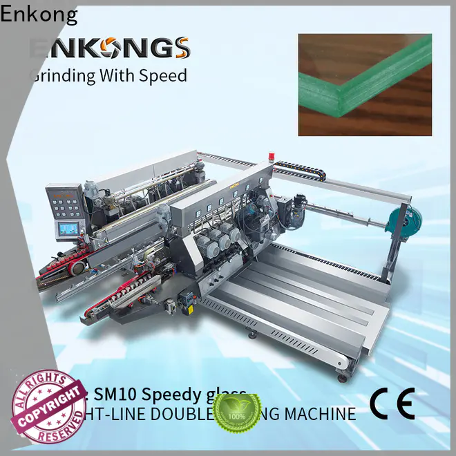 Enkong SM 26 glass double edger machine manufacturers for household appliances