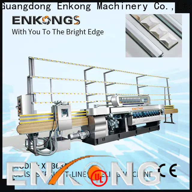Enkong xm351a glass beveling machine for sale factory for polishing