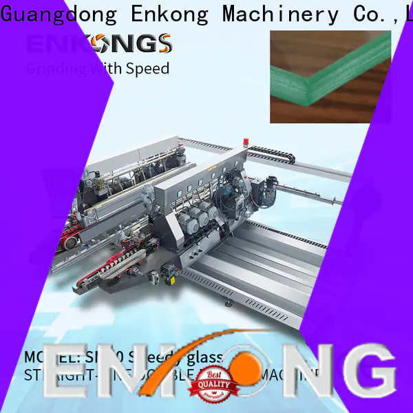 Enkong SM 26 automatic glass edge polishing machine supply for photovoltaic panel processing