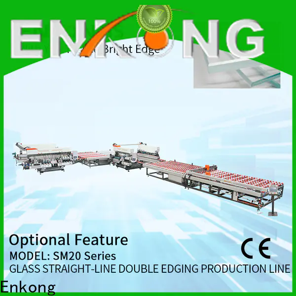 Enkong New glass double edging machine for business for photovoltaic panel processing