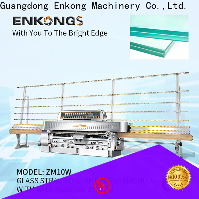 Enkong 45° arrises double glazing glass machine suppliers for processing glass