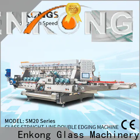 Enkong modularise design automatic glass edge polishing machine factory for household appliances