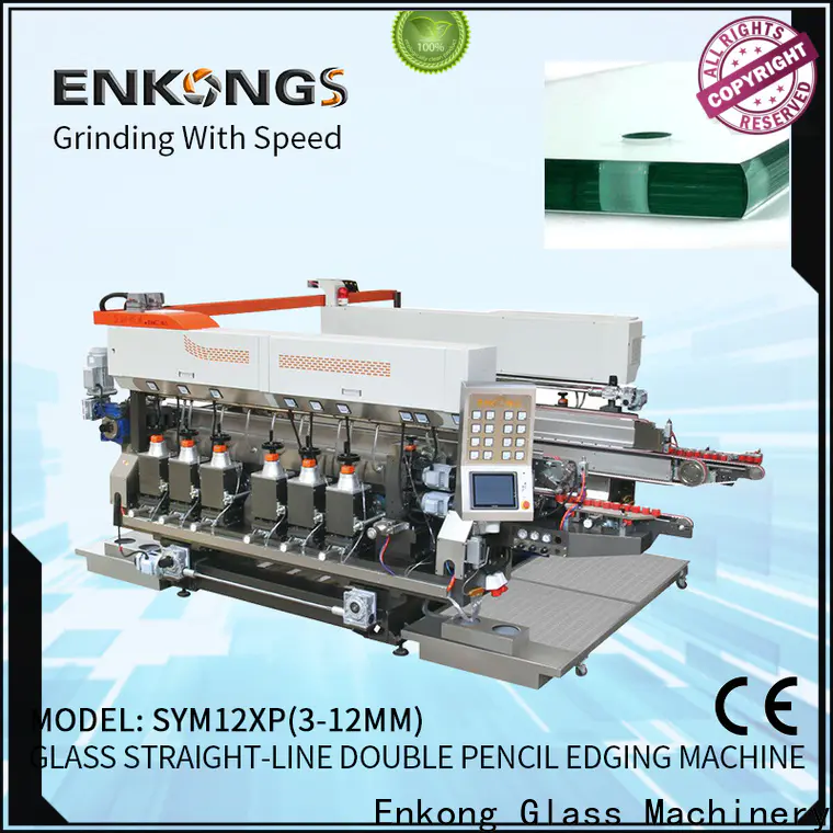 Enkong modularise design small glass edge polishing machine manufacturers for household appliances