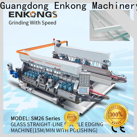 Enkong SYM08 glass double edger machine factory for household appliances
