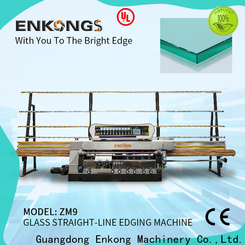 Enkong zm11 portable glass edge polishing machine supply for round edge processing