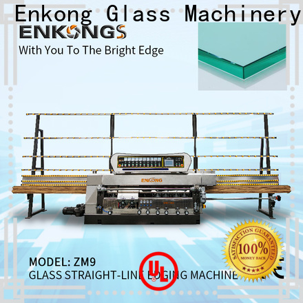 Enkong zm4y glass straight line edging machine price company for photovoltaic panel processing