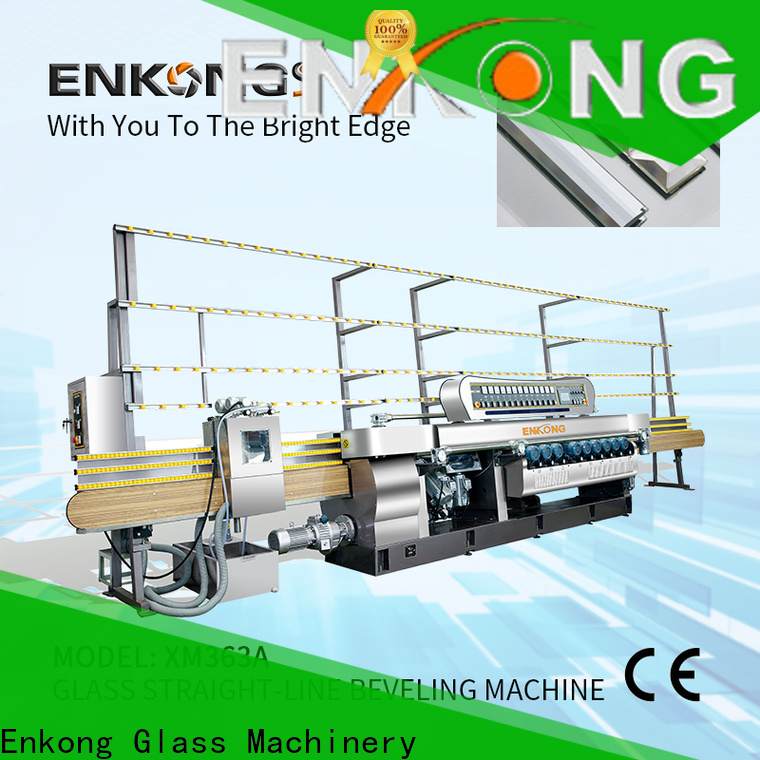 Enkong xm351a glass beveling machine manufacturers for polishing