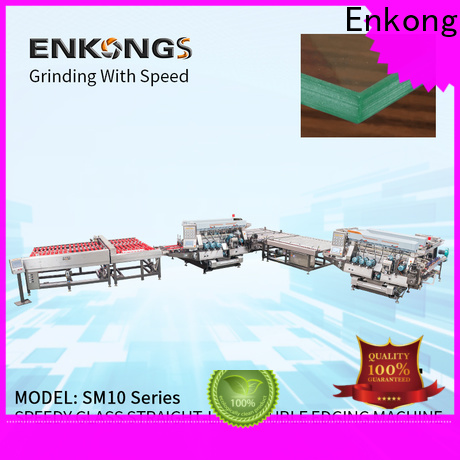 Enkong SM 10 double edger machine suppliers for round edge processing