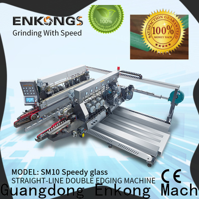 Enkong SM 26 glass double edger machine suppliers for household appliances