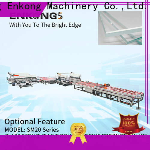 Enkong modularise design automatic glass edge polishing machine for business for household appliances