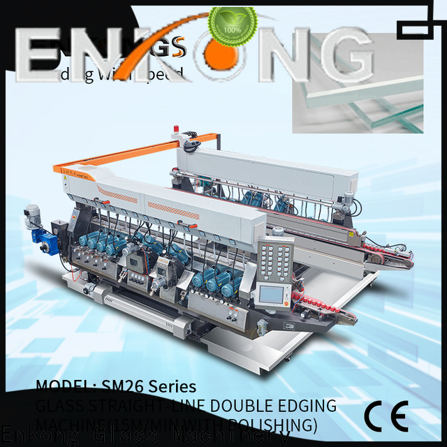 Enkong Best automatic glass edge polishing machine suppliers for photovoltaic panel processing