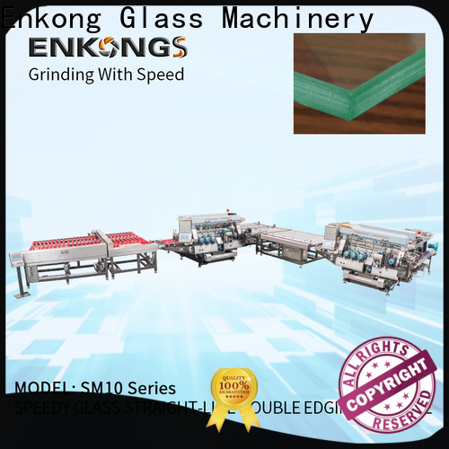 Enkong straight-line double edger for business for round edge processing