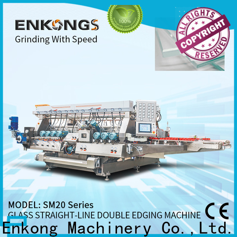 Enkong High-quality glass double edging machine supply for round edge processing