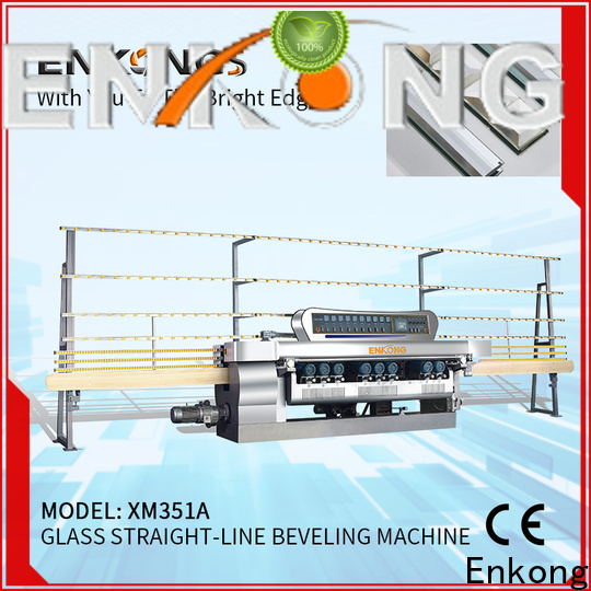 Enkong xm363a glass beveling machine manufacturers for glass processing