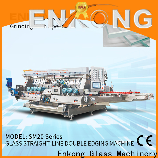 Enkong SM 12/08 glass double edger company for photovoltaic panel processing