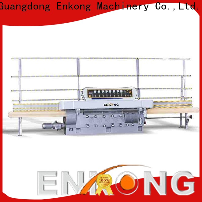 Enkong zm7y glass edge polishing machine suppliers for round edge processing