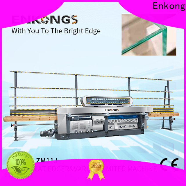 Enkong 60 degree glass mitering machine supply for grind