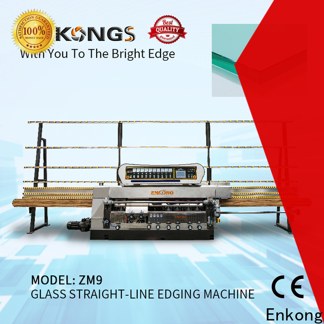 Enkong zm7y glass cutting machine for sale factory for round edge processing