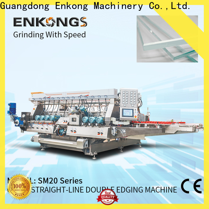 Enkong modularise design small glass edge polishing machine for business for round edge processing