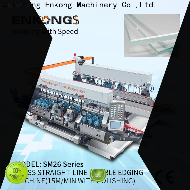 Enkong New glass double edger machine supply for round edge processing