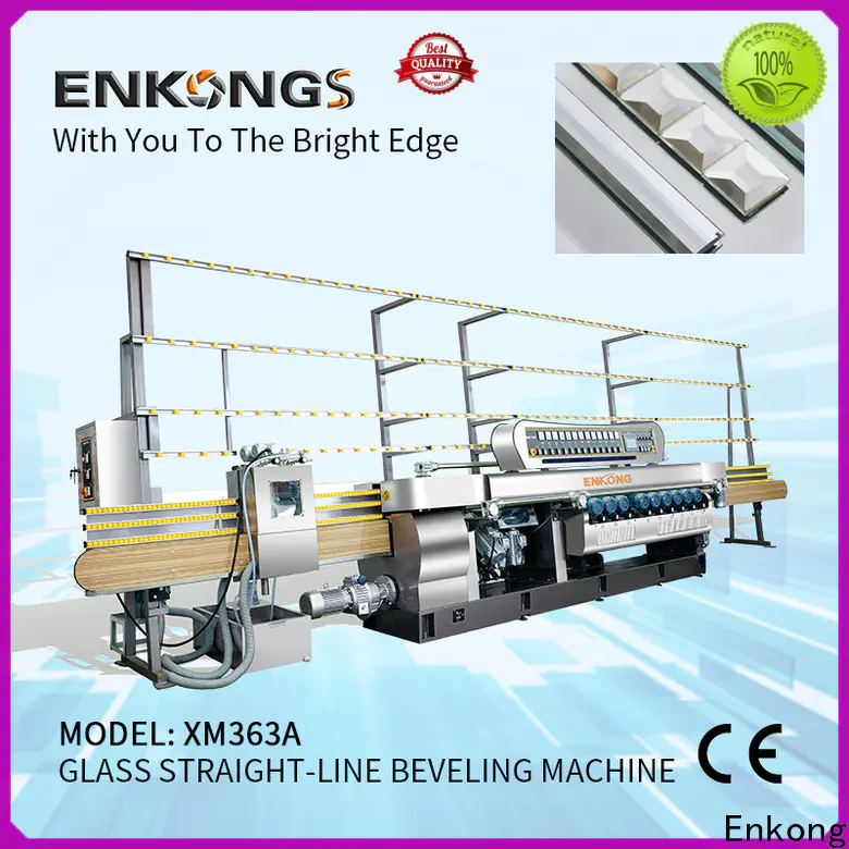 New glass beveling machine for sale 10 spindles suppliers for glass processing