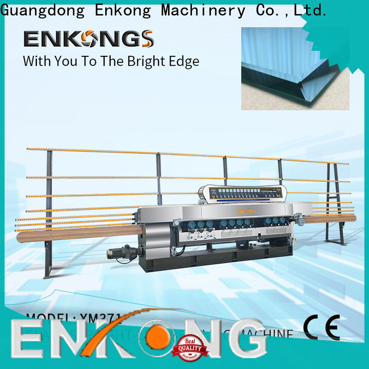 Enkong xm351a glass straight line beveling machine supply for polishing