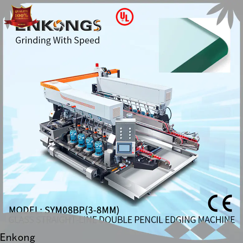Latest glass double edger machine SM 10 suppliers for round edge processing