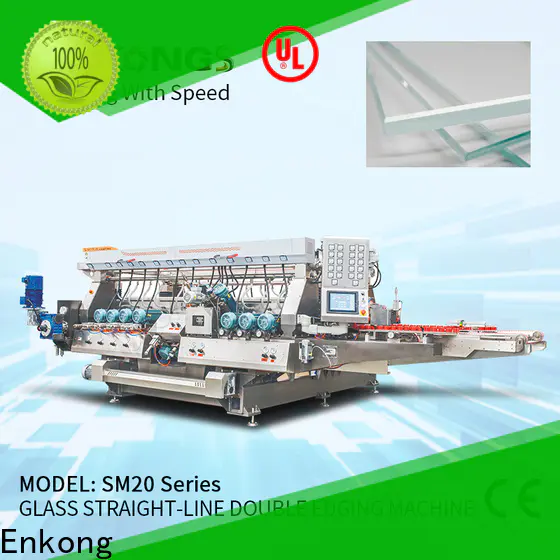 Enkong Wholesale glass double edging machine supply for photovoltaic panel processing