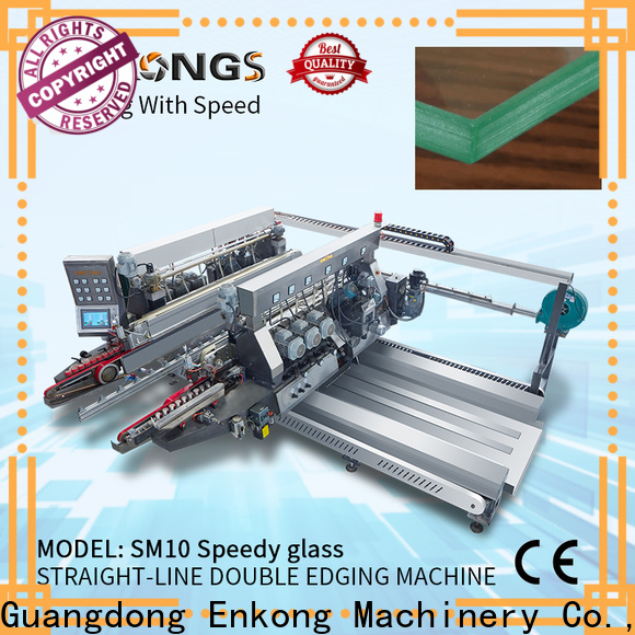 Enkong straight-line glass double edger machine factory for household appliances