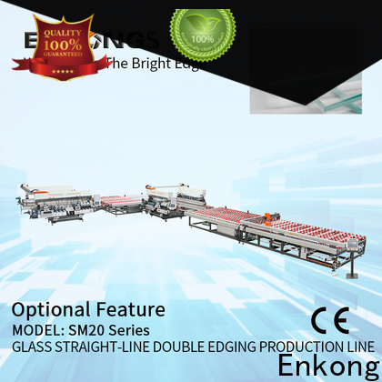 Enkong High-quality glass double edger machine factory for round edge processing